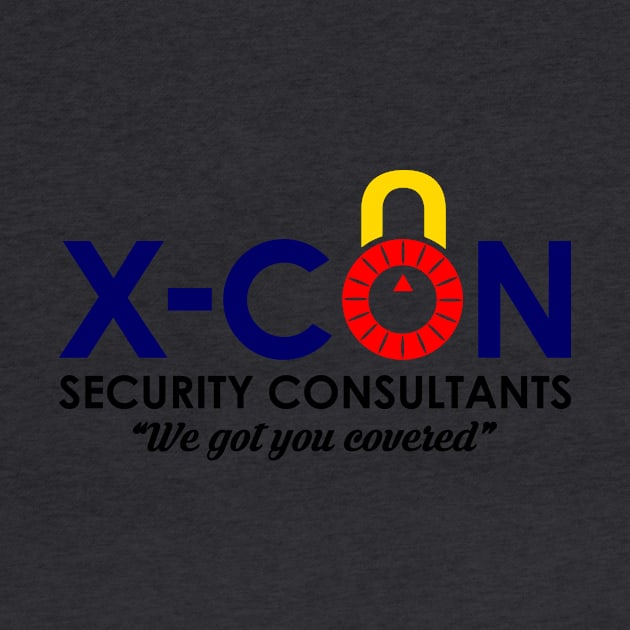 X-Con Security Logo by Vault Emporium